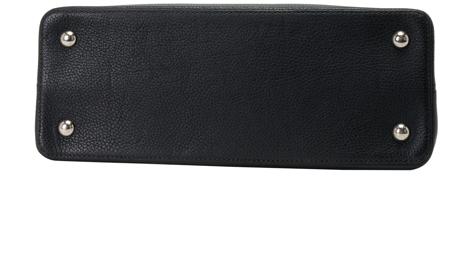 Capucines MM, &pound;2,500, Handbags, Black, Leather/Python, Top view